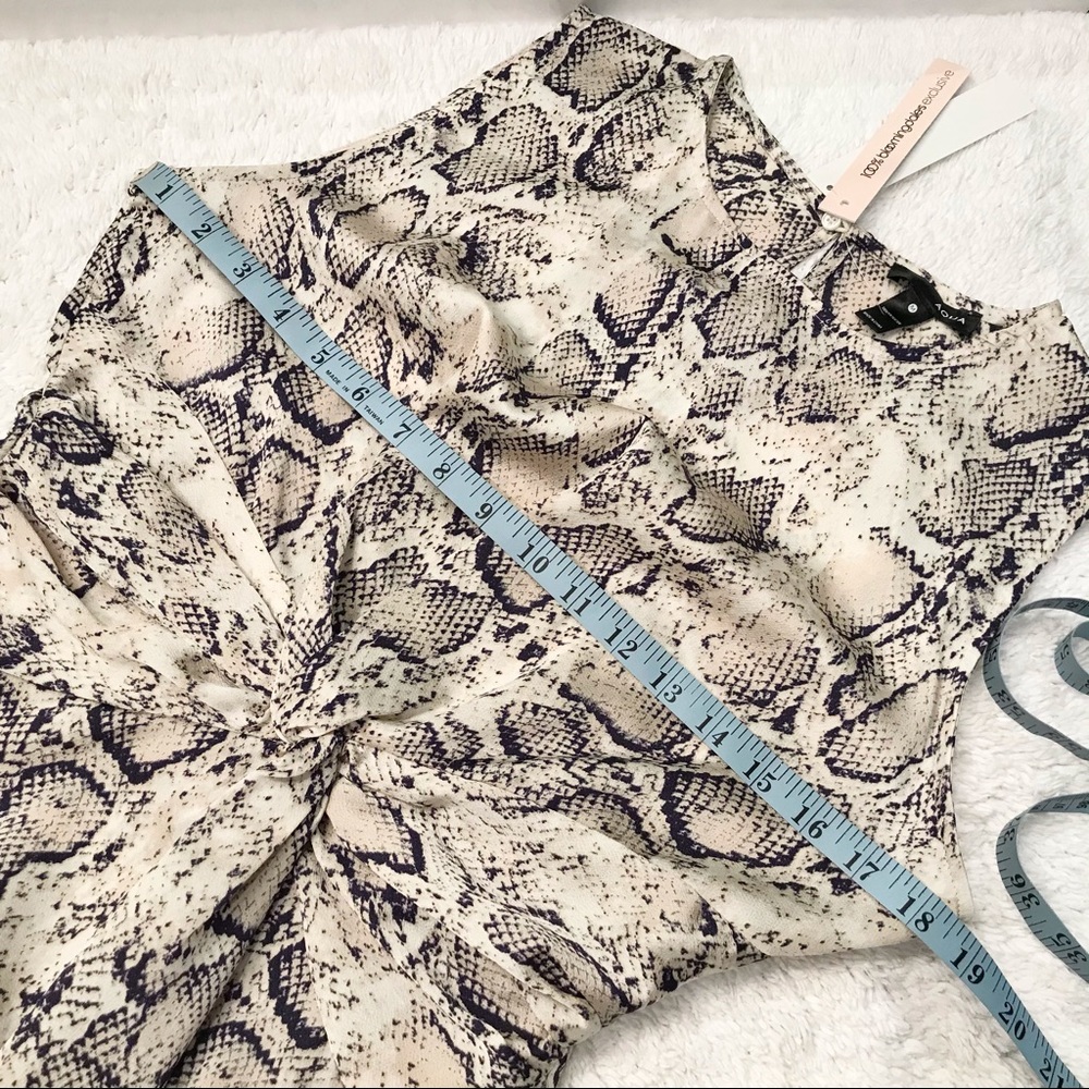 Sleeveless Twisted Snake Printed Dress - NWTags - Picture 5 of 12